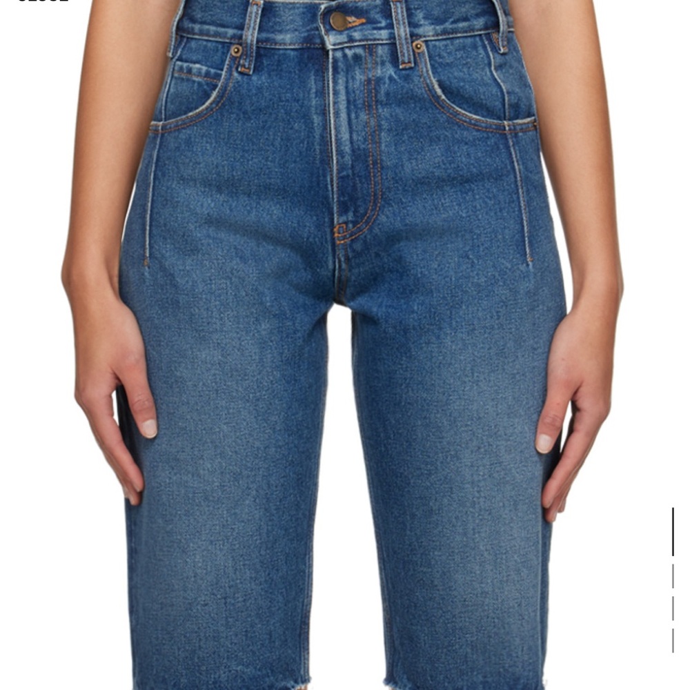 Dark Park Blue Denim Shorts. Size 28. New.